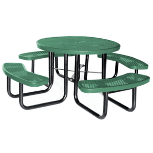 Quick Ship Portable Commercial Picnic Table - 46" Round - Image 3