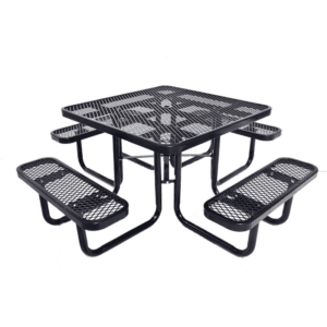 Quick Ship 46" Portable Commercial Picnic Table - Square - Image 3