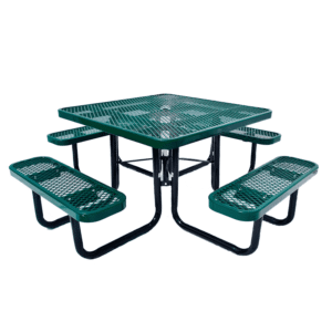 Quick Ship 46" Portable Commercial Picnic Table - Square - Image 5