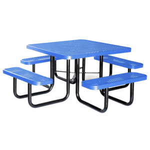 Quick Ship 46" Portable Commercial Picnic Table - Square - Image 6