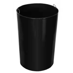 36 Gallon Slatted Wide Top Commercial Trash Receptacle With Dome Lid & Liner - Image 4