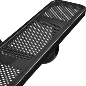 Punched Steel 8ft Portable Commercial Picnic Table - Rectangle - Image 4