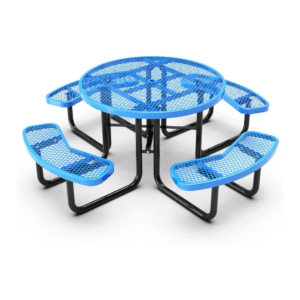 Quick Ship Portable Commercial Picnic Table - 46" Round
