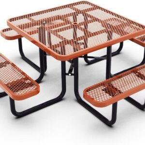Quick Ship Portable Commercial Picnic Table - 46" Square - Image 5