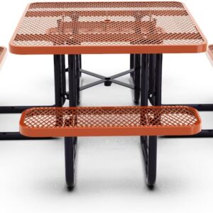Quick Ship Portable Commercial Picnic Table - 46" Square - Image 2