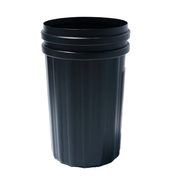 36 Gallon Slatted Wide Top Commercial Trash Receptacle With Dome Lid ...