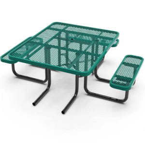 Quick Ship ADA Commercial Picnic Table - 46" Square - Image 2