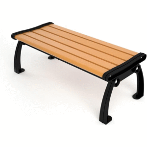 Heritage Style 6′ Recycled Plastic Bench Without Back – Commercial Outdoor Bench